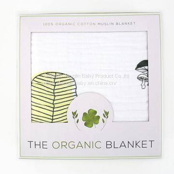 Organic Cotton Blanket Muslin Blanket Soft and Comfortable