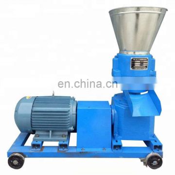 The flat die feed pellet machine/Automatic animal feed pellet machine/flat die poultry cattle feed pellet machine with factory p