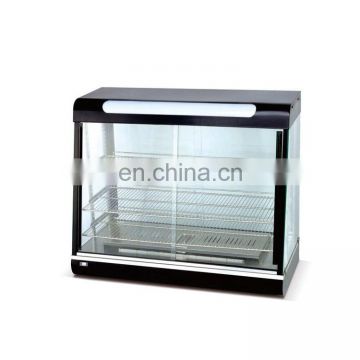 High Quality Stainless Steel GlassFoodWarmerDisplayShowcase