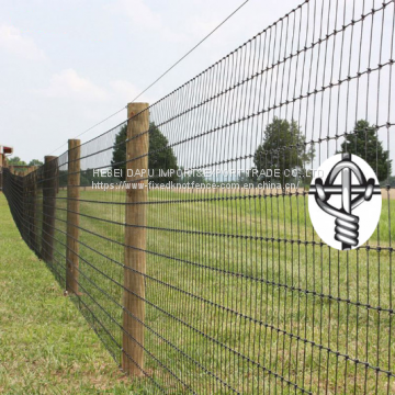 high tensile galvanized fixed knot farm&field wire fence panel