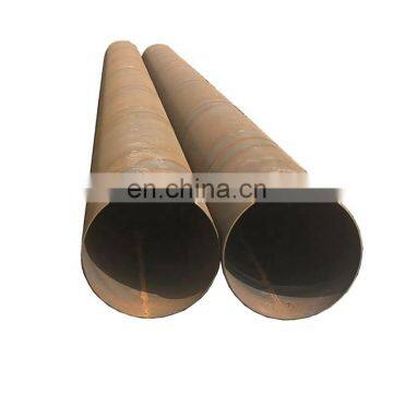 spiral steel pipe for oil pipeline construction , ms iron tube saw pipe submerge arc welding pipe