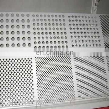 3d decoration building stainless steel coated perforated screen plate for shopping center