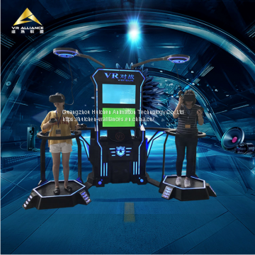 Multiplayer Stand-up 9d VR Shooting Battle Platform Virtual Reality Hunting Arcade Game Machine Simulator