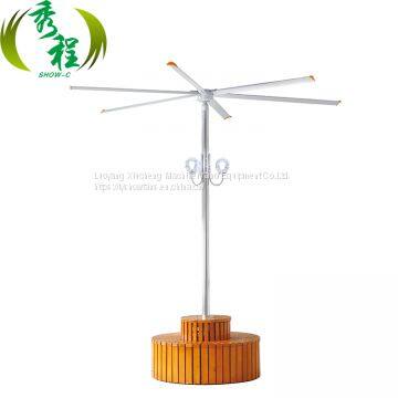 Super large vertical industrial lighting fan