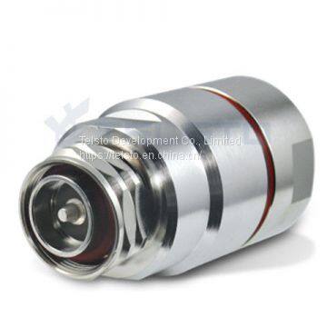 DIN Male connector for 1-1/4’’ flexible RF cable RF Coaxial Connector