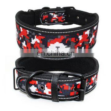 Comffortable Light Reflective Cloth Pet Collar Leash Training Dog Printed Rope Pet Chain Pulling Rope photo-6