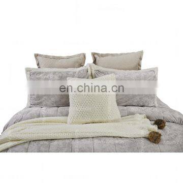 100% Polyester Face Super Soft Flannel Fleece Back Sherpa Fabric Bedding Set photo-2