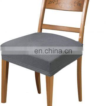 Stretch Spandex Jacquard Dining Chair Seat Cover Waterproof Removable and Washable Dustproof Dining Chair Cushion Seat Cover
