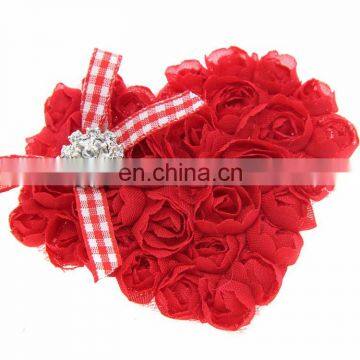 Headband Chiffon Rosette Heart Flower For Girls Hair Accessories Chiffon Heart Headbands photo-3
