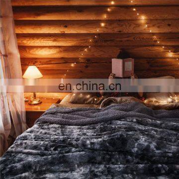 Wholesale Solid Stretch Rabbit Faux Fur Fabric for Blanket Apparel Coat photo-6