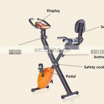 Gym Fitness Equipment Foldable Exercise Bike With Back Seat photo-3