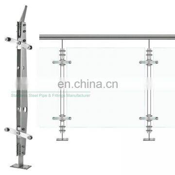 New Coming Balustrade Glass Balcony Railing Balcony Stainless Steel Railing Manufacturer From China photo-4