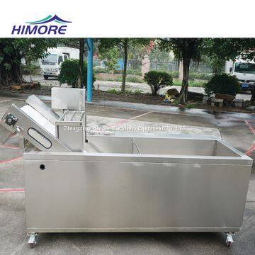 Fully Automatic Continuously Leafy Vegetable Fruit Lettuce Cabbage Bubble Washing Cleaning Machine With Ozone photo-5