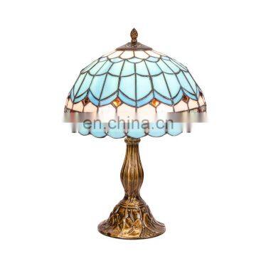 Wholesale Modern Style Bedside Glass Tiffany Table Lamps photo-3