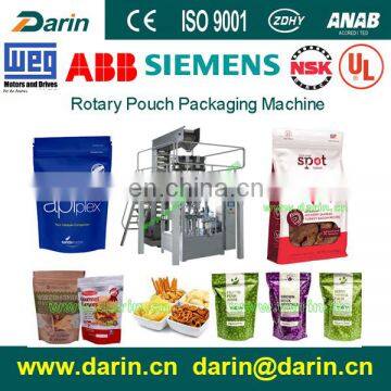 Rotary Pouch Packing Machine for Zipper with Stand-up Pouch