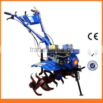 Light Hand Operated Compact Tractor Tiller
