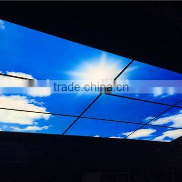 Led Indoor Creative New Ceiling Light Panel Blue Sky Cloud photo-2