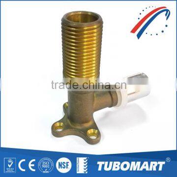 Free sample Floor Heating 16mm chrome-plated pipe union with top brass material