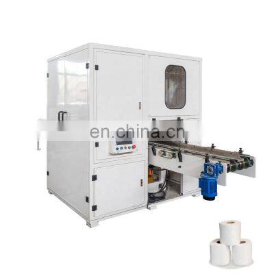 Automatic toilet paper log saw cutting machine