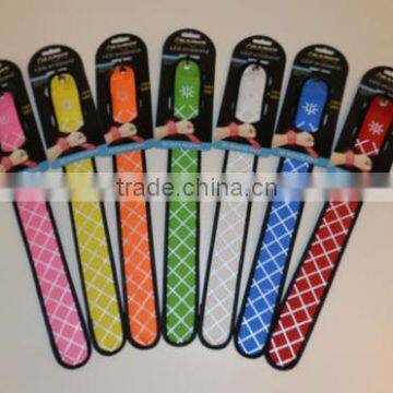 LED Wristbands - Light up Wrist/slap Band - 7 Colours Available