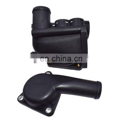 Free Shipping!NEW 2 X Thermostat Housing Coolant FOR VW Golf Jetta EOS Audi A3 TT 022121117C photo-3