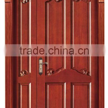 double open solid wood door foshan factory manufacturer