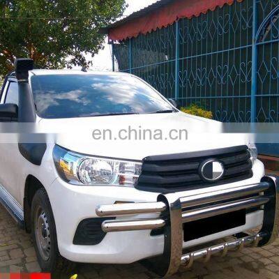 Double S/S Steel Front Grill Bumper Guard For Hilux Vigo
