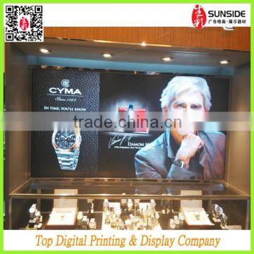 Frontlit eco-solvent Printing Backlit PET Film--printed light box PET Film