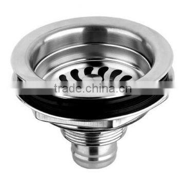 2015 Made in China Chaozhou bathroom accessories Stainless Steel basin drainer sink strainer sanitary ware ,110G