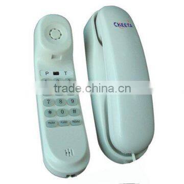 Cheap hotel room trimline phone wired telephone