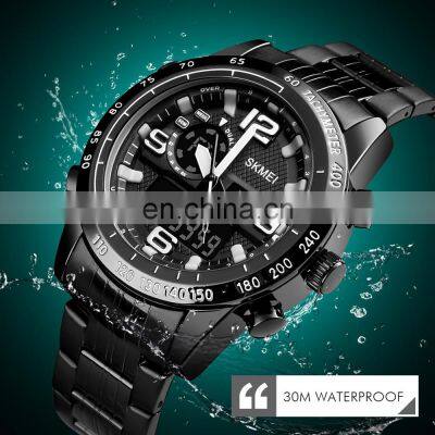 Luxury SKMEI 1453 mens watches top brand luxury wristwatches stainless steel design your own watch