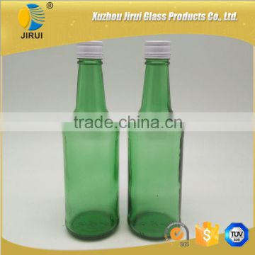 360ml Green Korean Soju wine botttle with screw cap