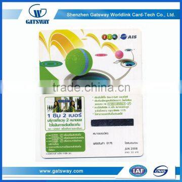 Professional Producer Quality Recharge Phone Plastic Card