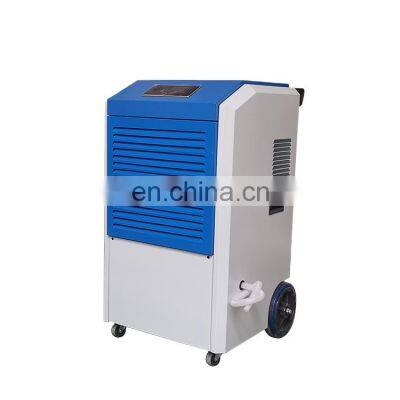 150L per day industrial  portable commercial  grow room dehumidifier with big wheel