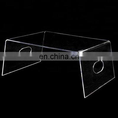 Acrylic Serving Tray With Handles, Acrylic Stand Shelf, Acrylic Lap Desk photo-5