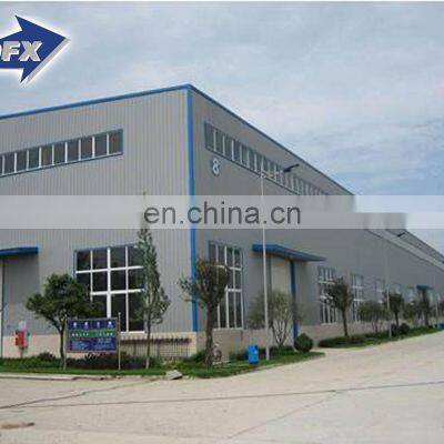 Qingdao clear span prefabricated small insulated steel framed factory buildings