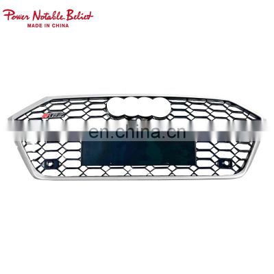 For Audi A7 front grill 2019-2020 ABS  bumper grille to Audi A7 C9 center honeycomb grill new style