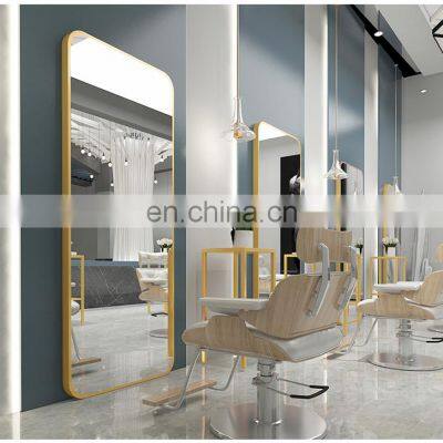 Light full length beauty salon touch bathroom salon mirror large