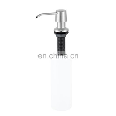 Free Sample Hotel Kitchen Sinks Stainless Steel Dispenser Hand Sanitizer Manual Foam Liquid Soap Dispensers