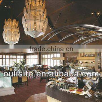 Fine art silk restaurant decorative lighting