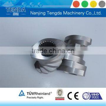 Spare Parts Screw Element for Twin Screw Plastic Extruder