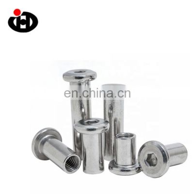 JINGHONG  Stainless Steel M8 Insert Hex Barrel Nut