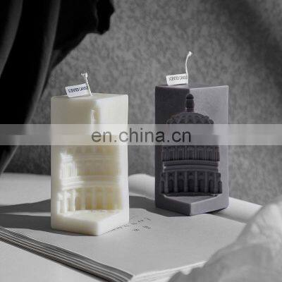 ENO Private Label Scented Candle for Decoration Wholesale Scented Candle in Bulk Unique Silicone Mold Candle