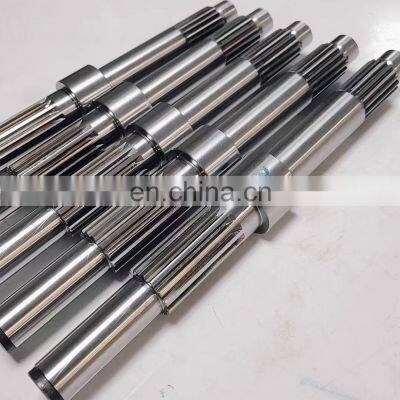 Customized Carbon Vertical Engine Cnc Machining Stainless Steel Spline Cam Air Pump Shaft