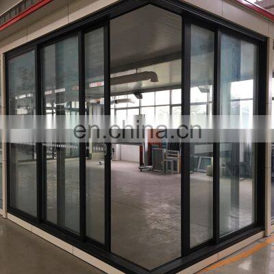 AS2047 CE Standard Stacker Sliding Door Factory Power Coated Fire Rated Double Tempered Insulated Glass Aluminum Sliding Window photo-3