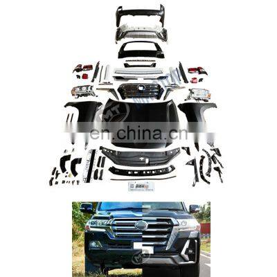 MAICTOP car body kits front rear bumper grille hood for land cruiser fj200 lc200 2016 Limgene kit