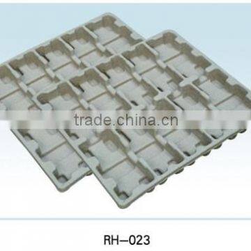 accept custom order and eco-friendly recycled molded pulp tray for hardware