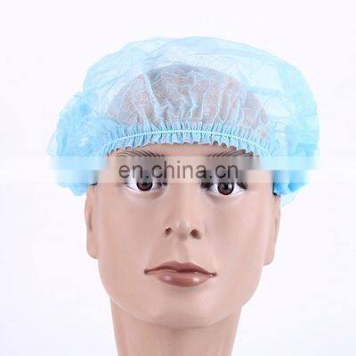 Disposable Non-woven Head Cover Breathable Mob Cap For Wholesale