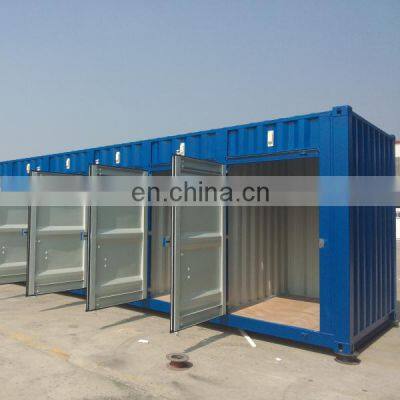 Low cost portable steel galvanized storage container