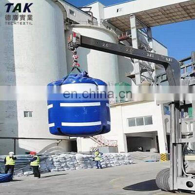 Industrial Grade Multi Trip Reusable FIBC Bag Big Bag PVC Jumbo Bag for 3.0 Tons of Loading and Unloading